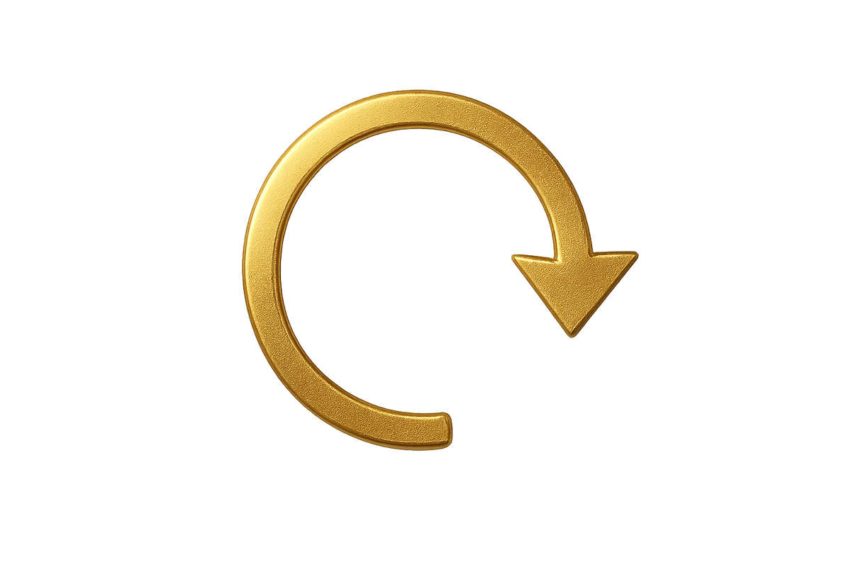 kan je de pijl in de juiste richting met de klok mee zetten 